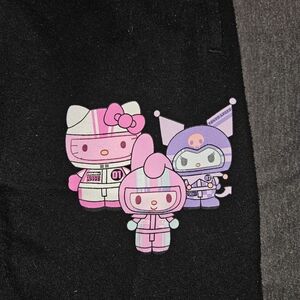Sanrio Black and Pink Character Graphic